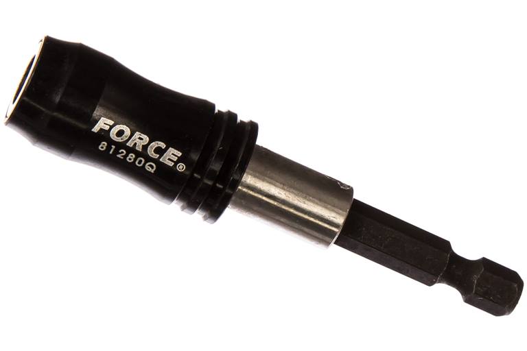 Битодержатель 1/4 Force 81280Q магнитный (L=80 мм)