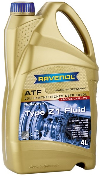 Трансмиссионное масло Ravenol 1211109-004-01-999 atf type z1 fluid  4 л