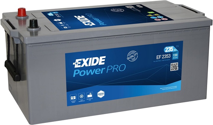 Аккумуляторная батарея Exide EF2353 Heavy Professional Power (12В 235а/ч)