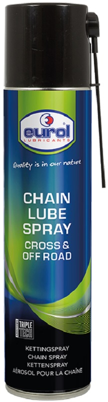 Смазка Eurol E701314 - 400ML для цепей chain lube spray cross & off road