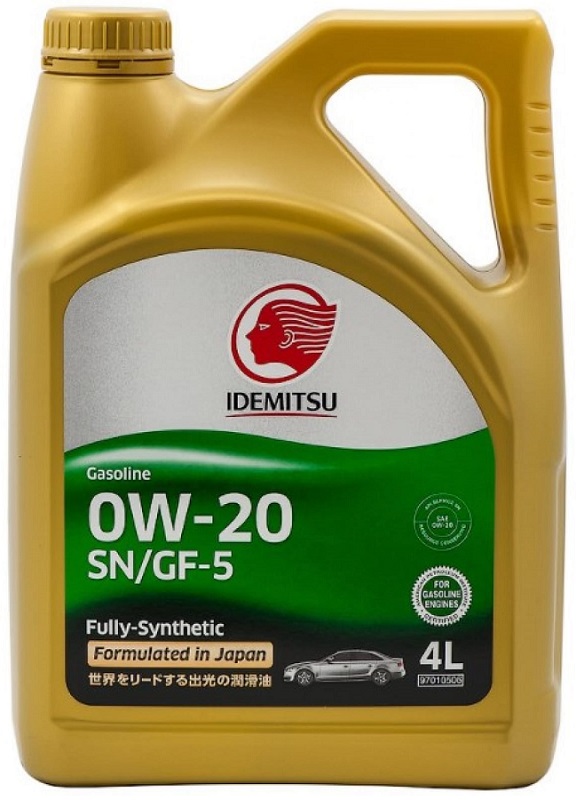 Масло моторное синтетическое Idemitsu 30011325-746 Gasoline F-S SN-GF-5 0W-20, 4л