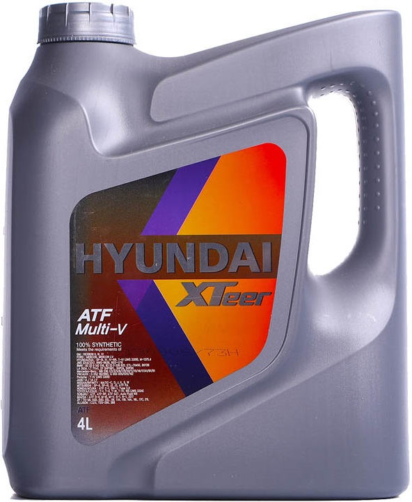 Масло трансмиссионное синтетическое Hyundai XTeer 1041411 ATF Multi-V, 4л