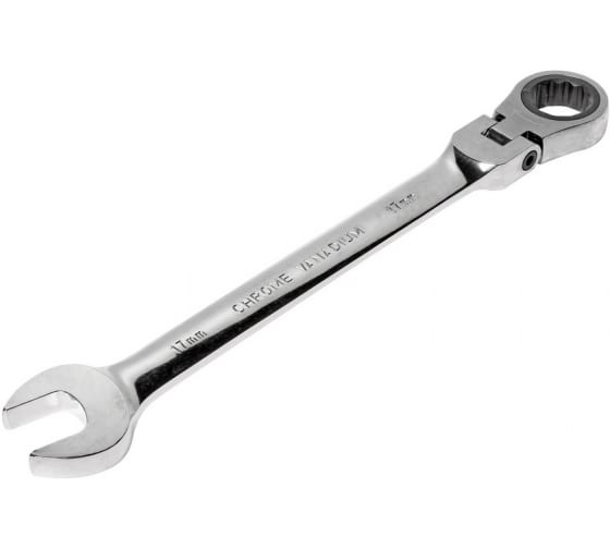 Комбинированный трещоточный шарнирный ключ JTC JTC-3457 (17мм)