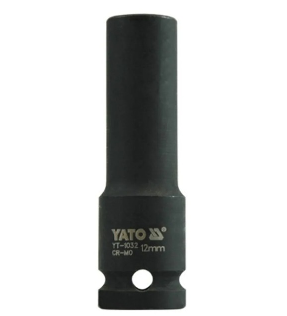 Головка торцевая ударная глубокая YATO YT1032 ( 6-гранная, 1/2, 12 мм)