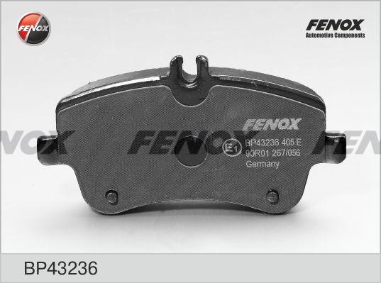 Колодки тормозные, дисковые передние MERCEDES CLK Fenox BP43236