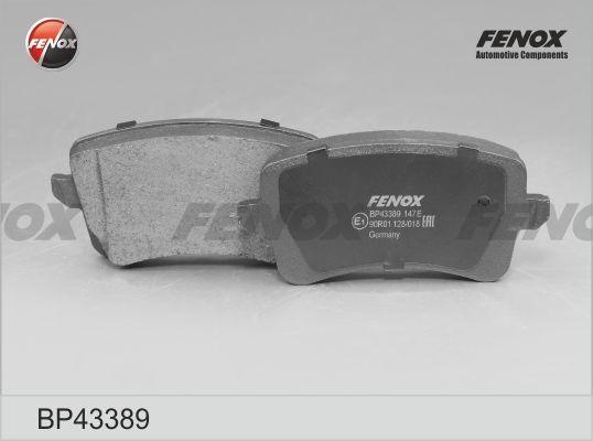 Колодки тормозные, дисковые задние AUDI A4 Fenox BP43389