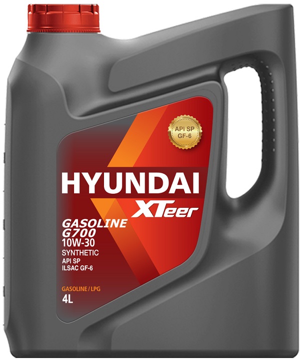 Масло моторное синтетическое Hyundai XTeer 1051137, Gasoline G700, 10W-30, 5 л
