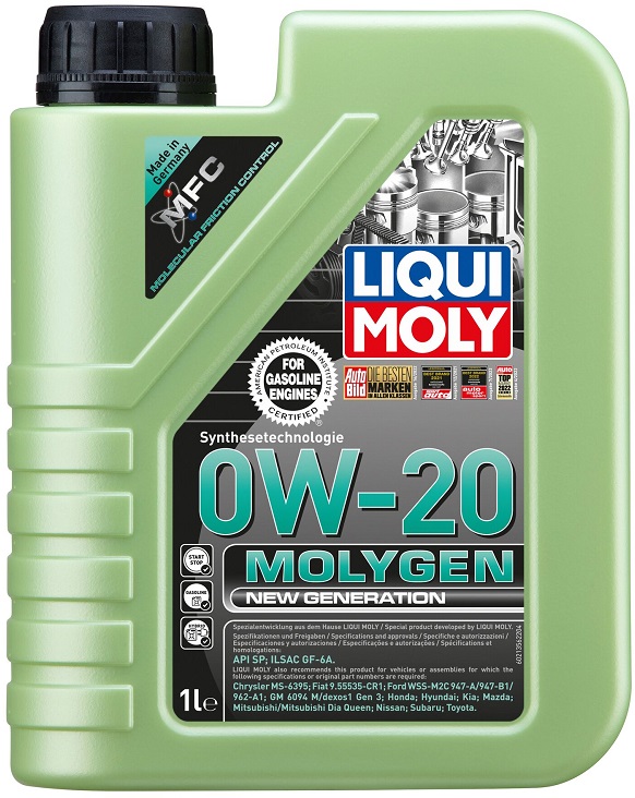 Масло моторное синтетическое Liqui Moly 21356 Molygen New Generation, 0W-20, 1 л