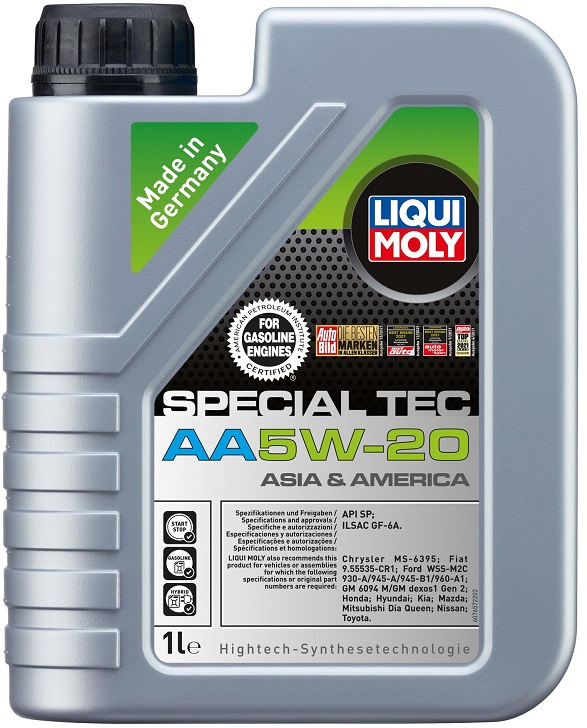 Масло моторное синтетическое Liqui Moly 20792 Special Tec AA, 5W-20, 1 л