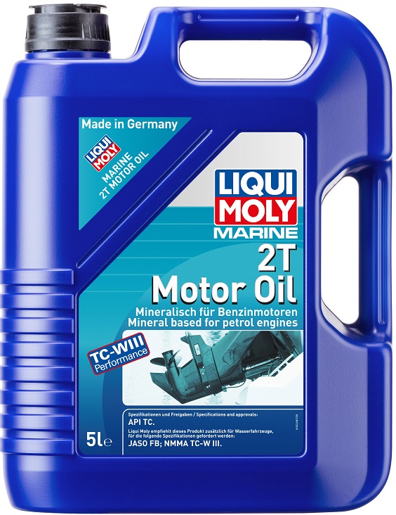Масло моторное минеральное Liqui Moly 25020 Marine 2T Motor oil, 5 л