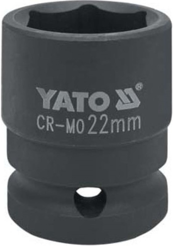 Головка торцевая YATO YT-1012, короткая, ударная, 6-гранная, 22 мм, 1/2, CrMo