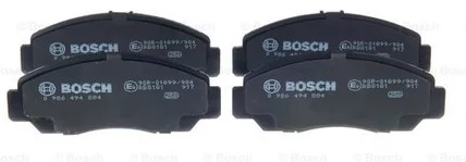 Колодки тормозные, дисковые KIA SORENTO Bosch 0 986 494 884