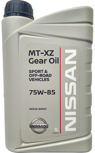 Трансмиссионное масло Nissan KE916-99931 MT XZ Gear Oil 75W-85 1 л