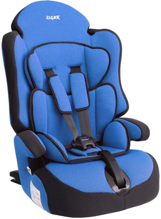 Детское автомобильное кресло SIGER Трансформер Прайм ISOFIX, синий