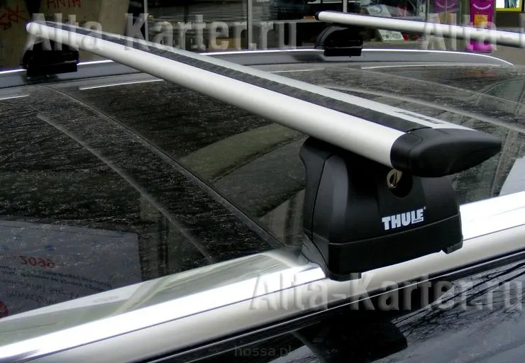 Багажник на интегрированные рейлинги Thule WingBar для Subaru Forester II 5-дв