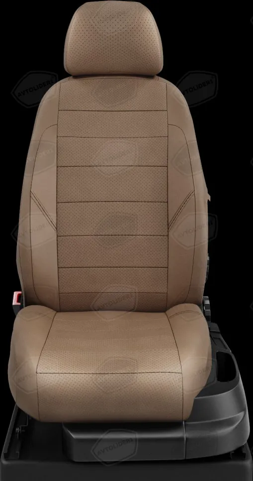Чехлы Автолидер на сидения для Skoda Rapid седан 2012-2020, цвет Капучино