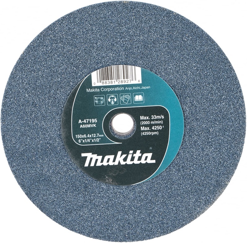 Круг точильный для заточного станка Makita A-47195, 150х12.7х6.4 мм