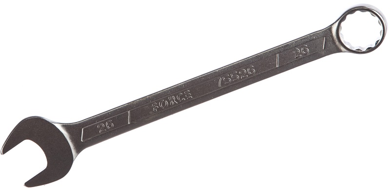 Комбинированный гаечный ключ Force 75526, 26 мм