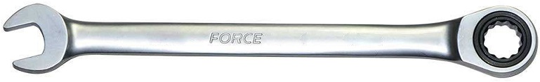 Трещоточный комбинированный ключ Force 75717, 17 мм