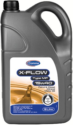 Моторное масло Comma XFMF5L X-Flow Type MF 15W-40 5 л
