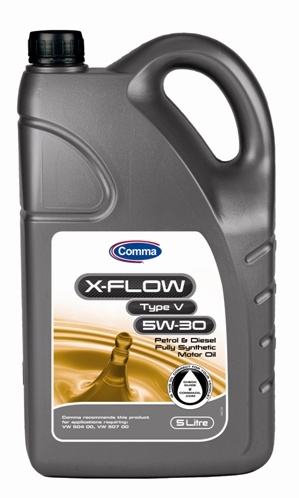 Моторное масло Comma XFV5L X-FLOW TYPE V 5W-30 5 л