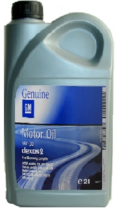 Моторное масло General Motors 93165555 Dexos 2 5W-30 2 л