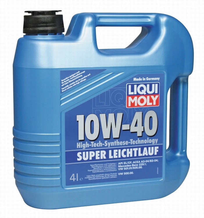 Моторное масло Liqui Moly 1916 Super Leichtlauf 10W-40 4 л