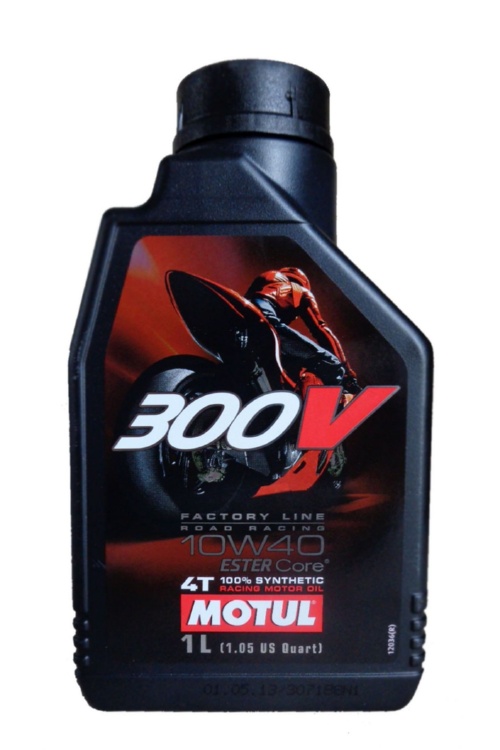 Моторное масло Motul 104118 300V 4T Factory Line Road Racing 10W-40 1 л