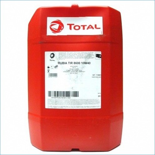 Моторное масло Total 110801 RUBIA TIR 8600 10W-40 20 л