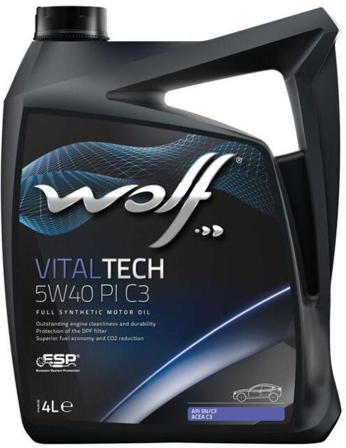 Моторное масло Wolf oil 8302916 5W-40 4 л