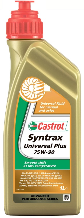 Трансмиссионное масло Castrol 154FB4 Syntrax Universal Plus 75W-90 1 л