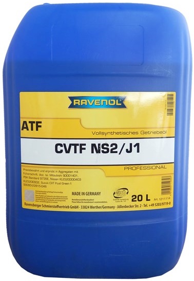 Трансмиссионное масло Ravenol 4014835785625 CVTF NS2/J1 Fluid  20 л