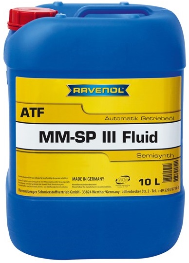 Трансмиссионное масло Ravenol 4014835733145 Automatik-Getriebe-Oel MM SP-III Fluid  10 л