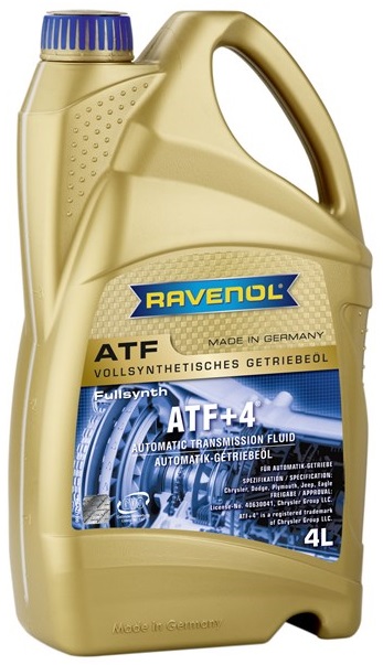 Трансмиссионное масло Ravenol 4014835732193 ATF+4 Fluid  4 л