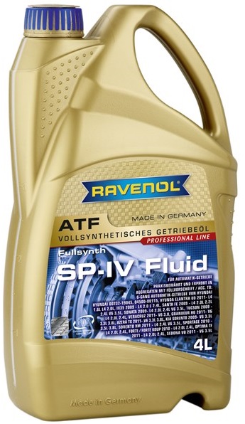 Трансмиссионное масло Ravenol 1211107-004-01-999 ATF SP-IV Fluid  4 л