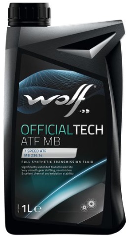 Трансмиссионное масло Wolf oil 8305801 OfficialTech ATF MB  1 л