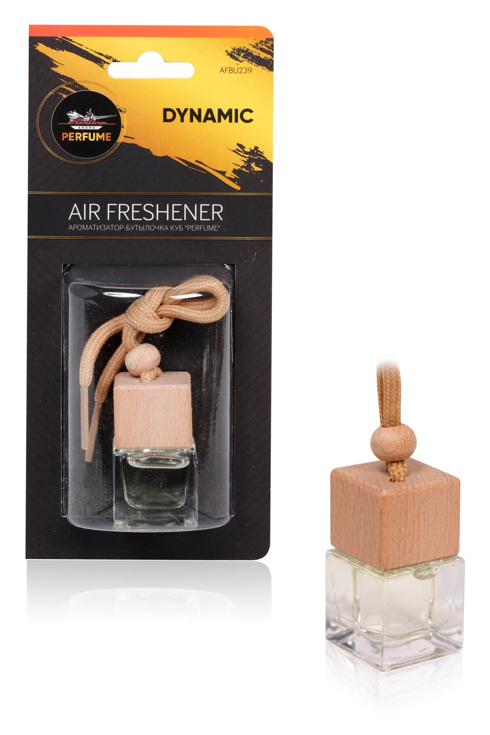 Ароматизатор-бутылочка куб Perfume DYNAMIC AIRLINE AFBU239