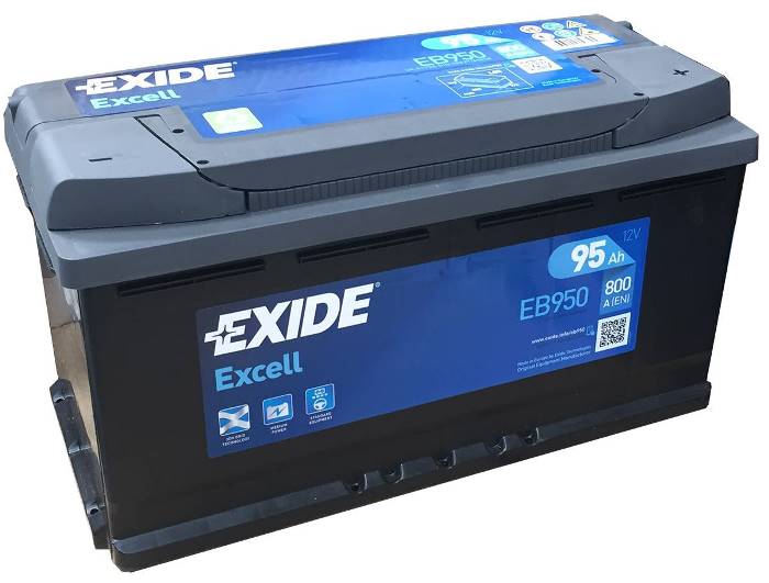 Аккумуляторная батарея Exide Excell EB950 (12В, 95А/ч)