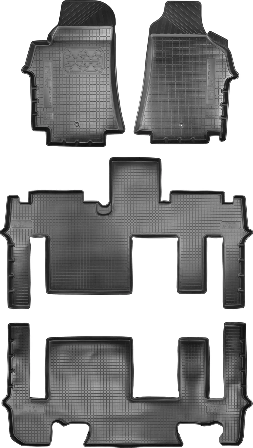 Коврики Норпласт для салона Hyundai H1 II рестайлинг (3 ряда) 2015-2020