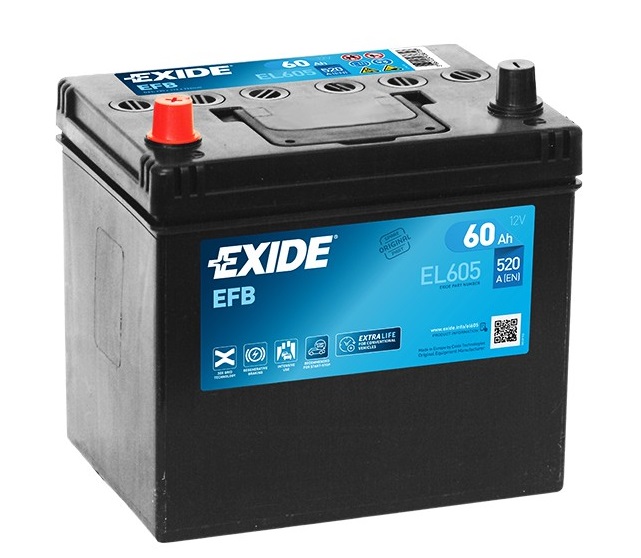 Аккумуляторная батарея Exide EL605 Maintenance (12В, 60А/ч)