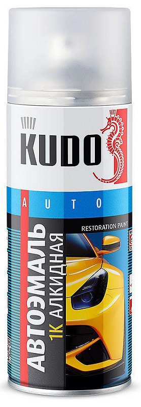 Эмаль алкидная  KUDO KU-4028 1K автомобильная ремонтная ВАЗ Синяя полночь 447