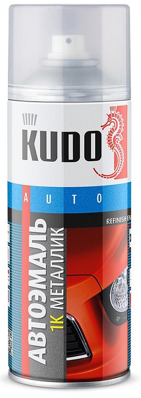 Эмаль 1К KUDO KU-42051 Металлик FORD Silver (светло-серебристая)