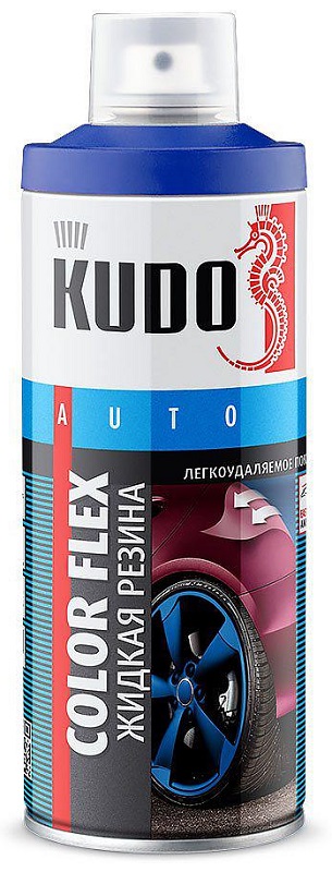 Жидкая резина KUDO KU-5522 COLOR FLEX,оранжевая флуоресцентная