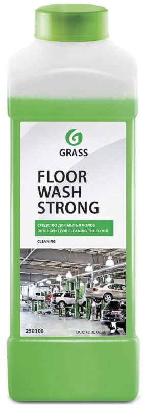 Концентрированное щелочное моющее средство Floor Wash Strong Grass 250100, 1л