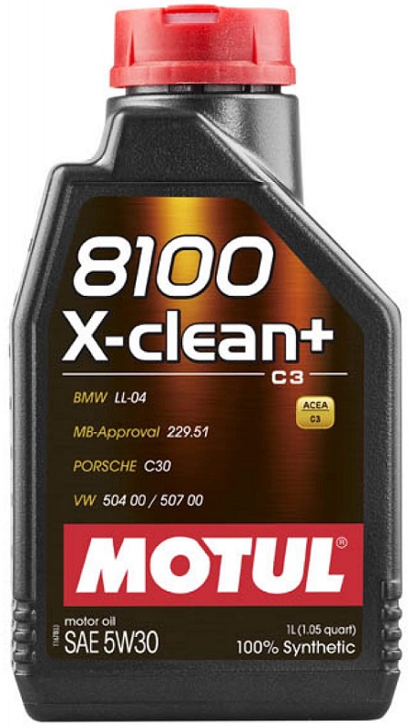 Масло моторное синтетическое Motul 106376 8100 X-CLEAN + 5W-30, 1л
