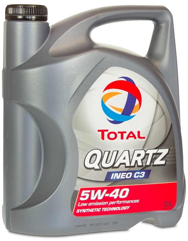 Масло моторное синтетическое Total 213790 Quartz Ineo C3 5W-40, 5л