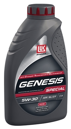 Масло моторное синтетическое Lukoil 1599893 Genesis Special A5/B5 5W-30, 1л