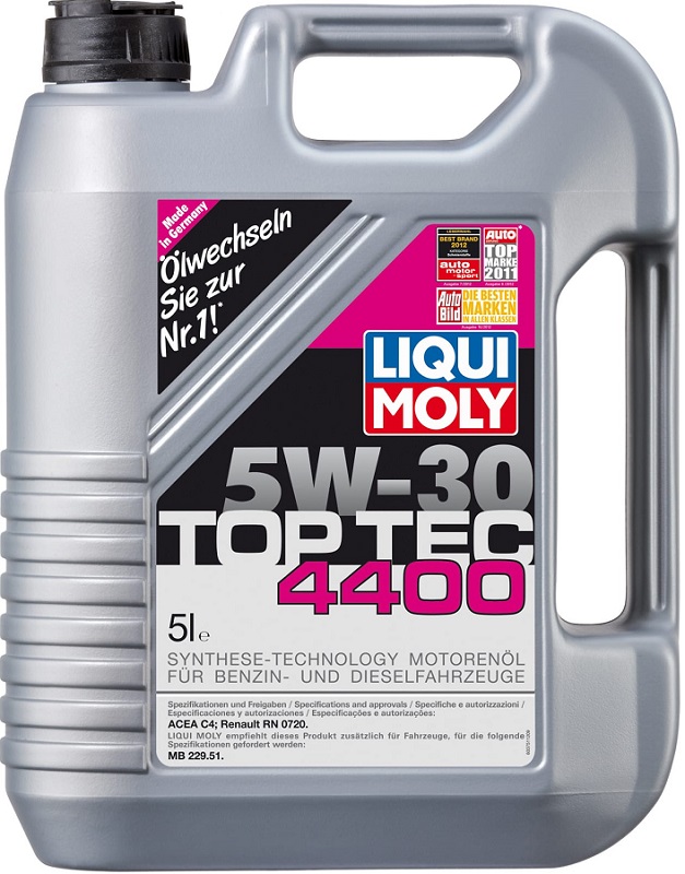 Масло моторное синтетическое Liqui Moly 2322 Top Tec 4400 5W-30, 5л