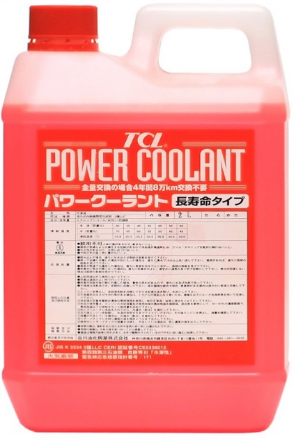 Жидкость охлаждающая концентрат TCL PC2-CR Power Coolant, красная, 2л