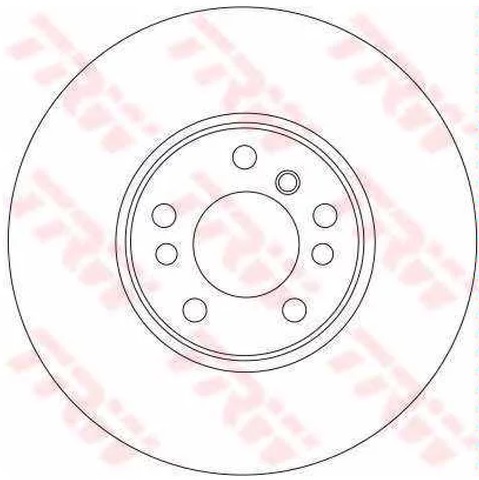 Диск тормозной задний Lexus ES, Toyota Aurion, Camry TRW DF 6760, D=281 мм